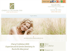 Tablet Screenshot of cherylcallahandds.com